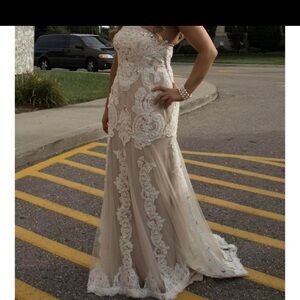 Evening gown could be used for bridal